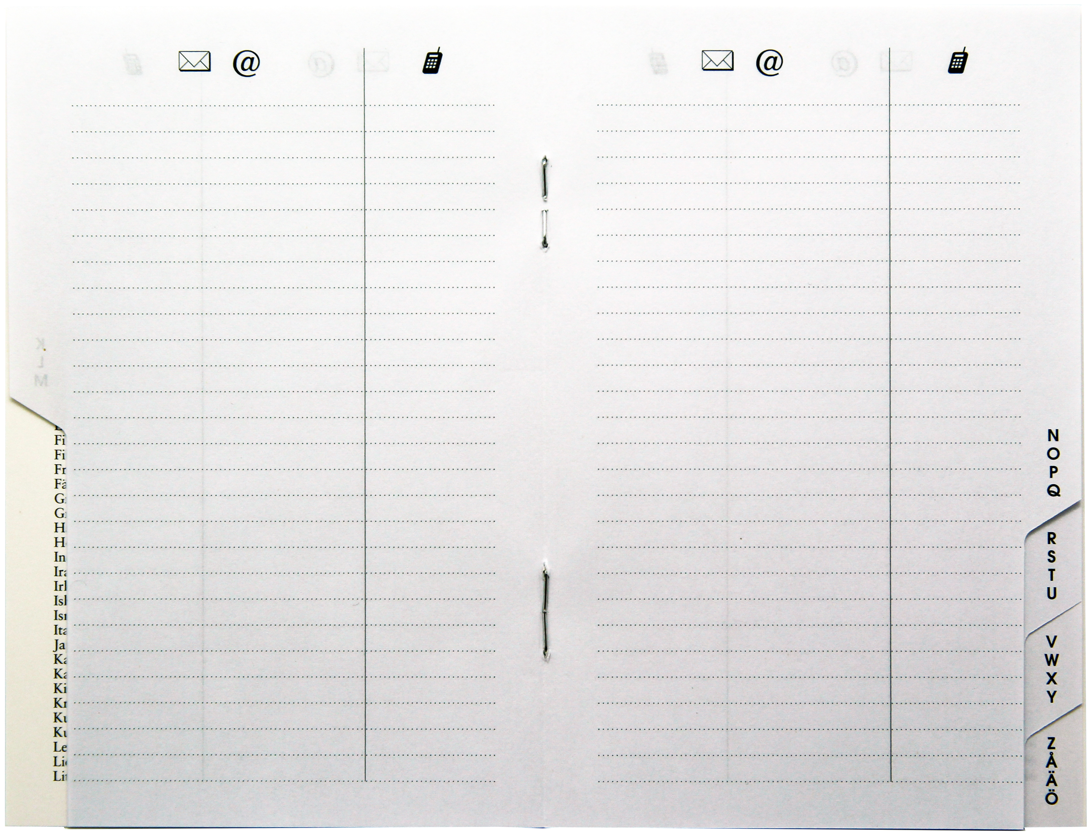 Telefonregister Burde 2350 till fickkalender 16020374_2