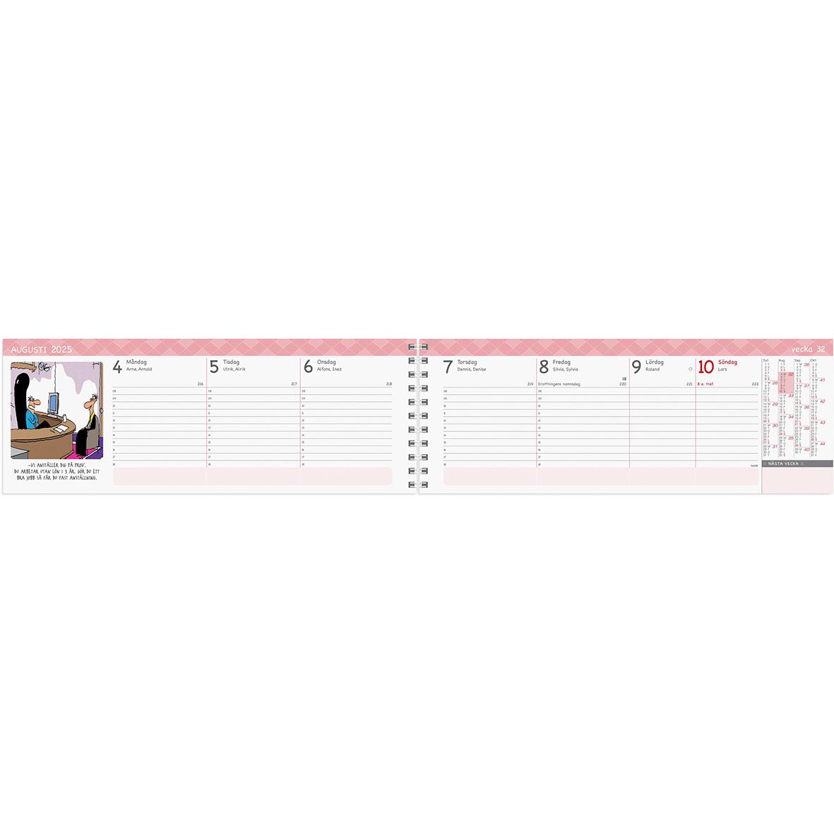 Almanacka Burde 1354 Stor Plankalender Humor 2024 16030168_2