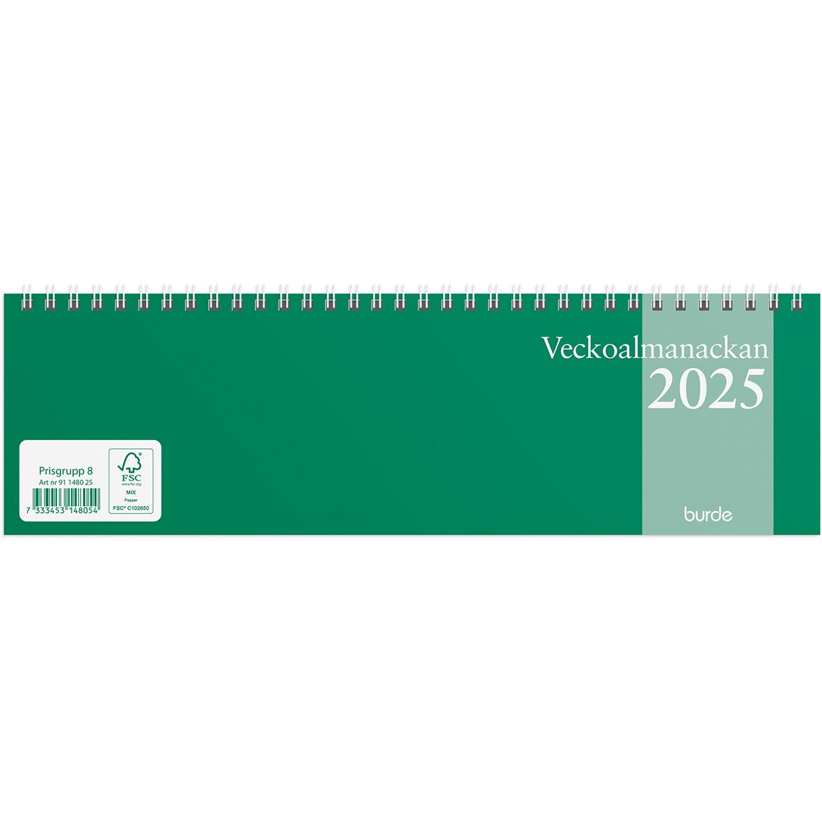 Almanacka Burde 1480 Veckoalmanackan 2024 16030180_1