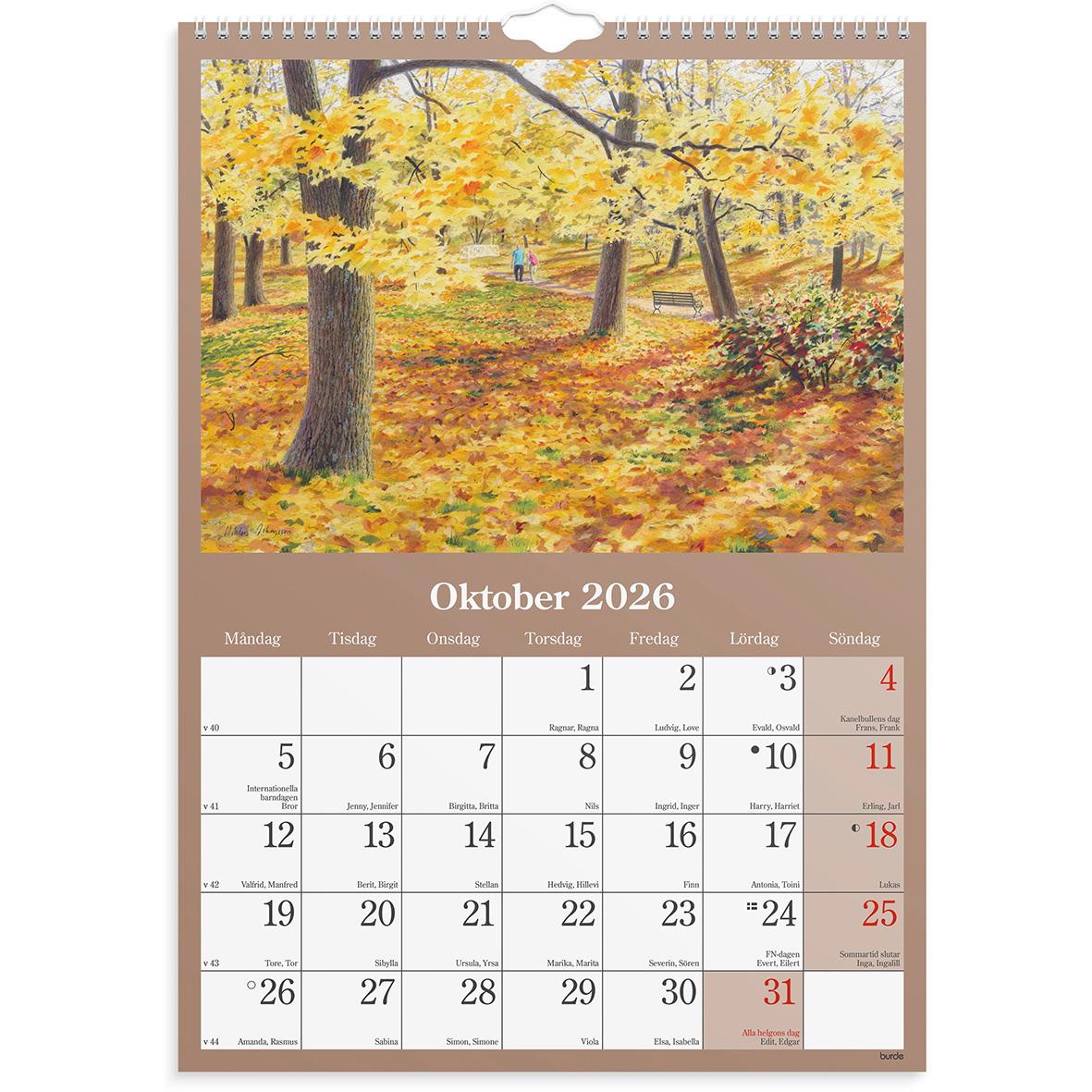 Väggkalender 1733 Klassiska Sverige 2021 16030251_2