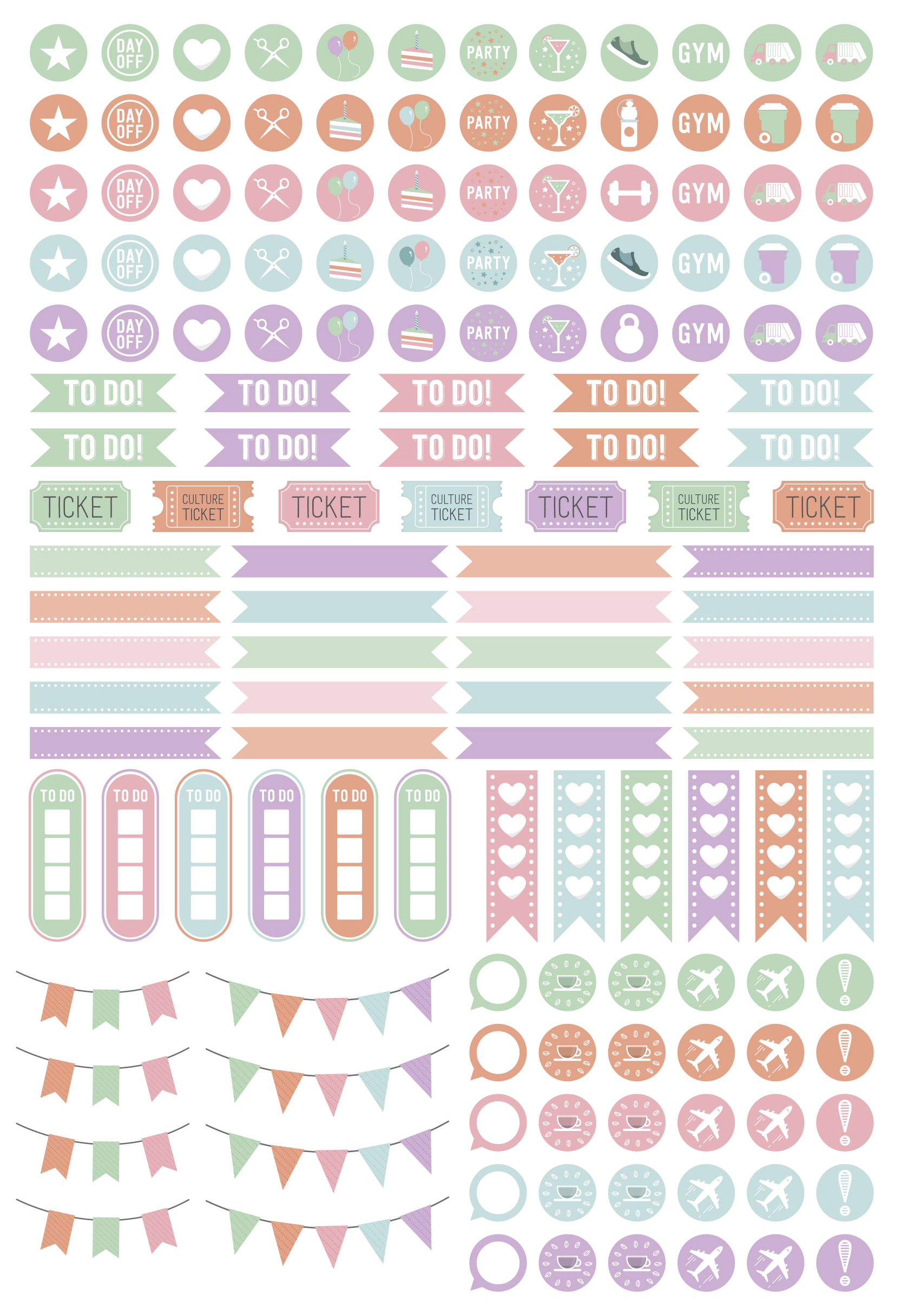 Kalenderstickers 3900 Mia 2-pack 16041159
