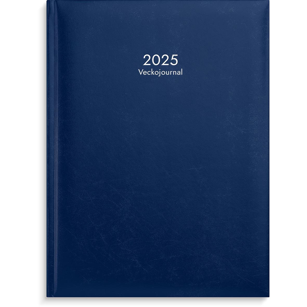 Almanacka Burde 1110 Veckojournal Konstläder Inbunden 2023 Mörkblå 16050544_1