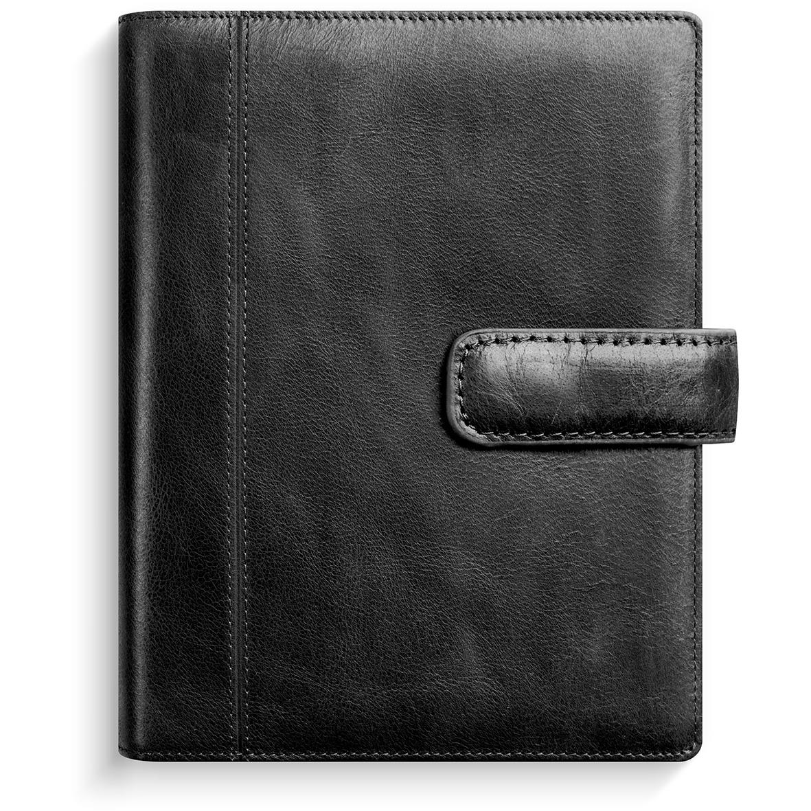 Systemkalender 4178 Mini 41 svart skinn 2021 16060038_1