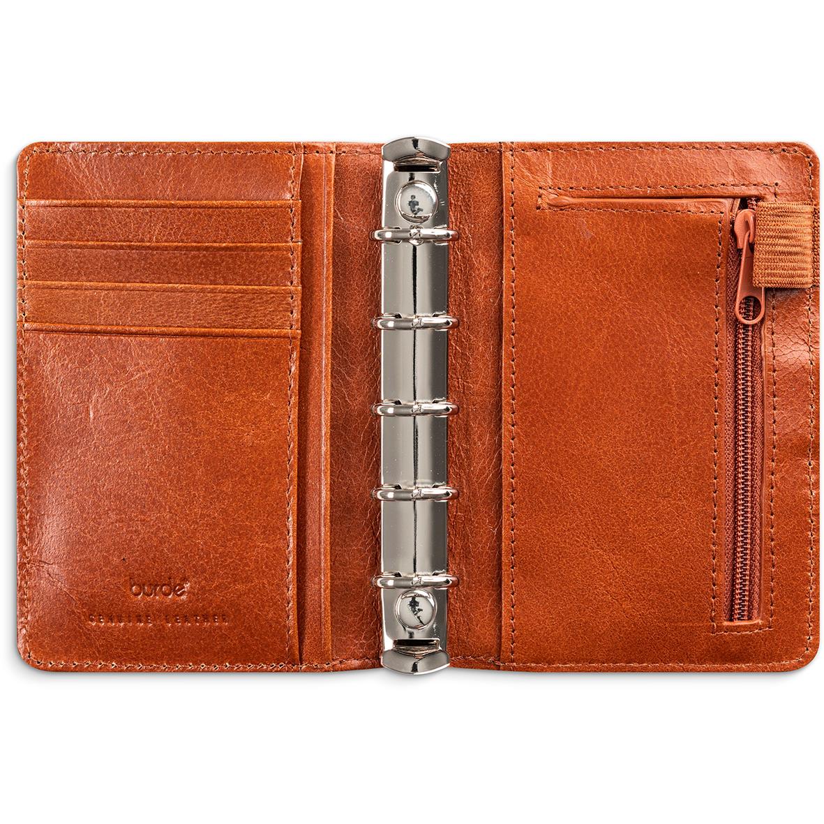 Systemkalender 4179 Mini 41 brunt skinn 2021 16060039_2