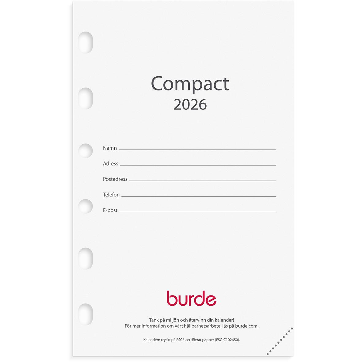 Almanacka 4201 Compact 42 Kalendersats 2021 16060046