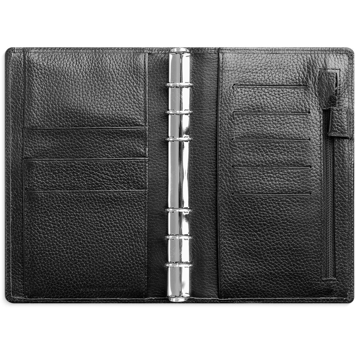 Systemkalender 4524 Planner 45 svart skinn 2021 16060051_3