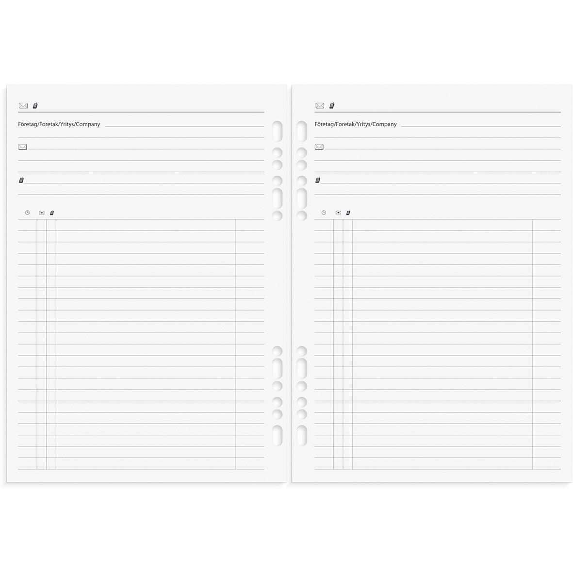 Systemkalender 4811 Business 48 svart konstläder 2021 16060067_4