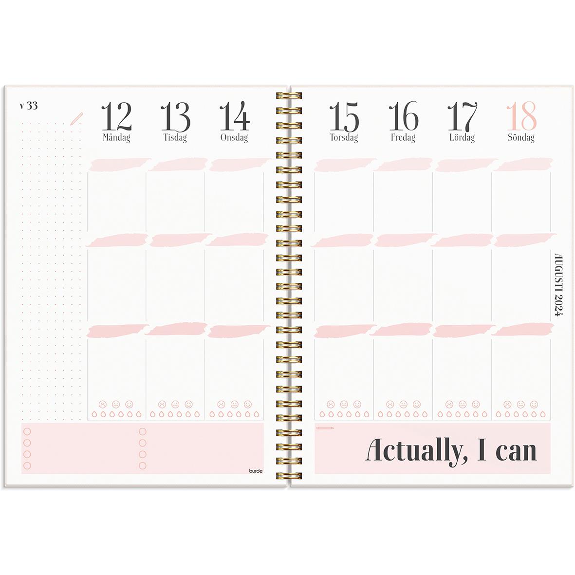 Almanacka 1227 Life Planner 2021 rosa A5 16141464_2
