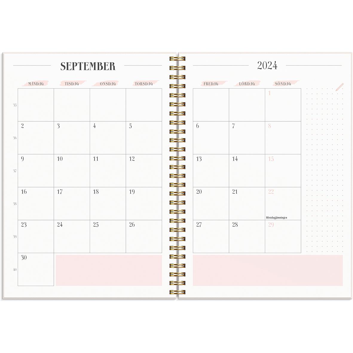 Almanacka 1227 Life Planner 2021 rosa A5 16141464_3