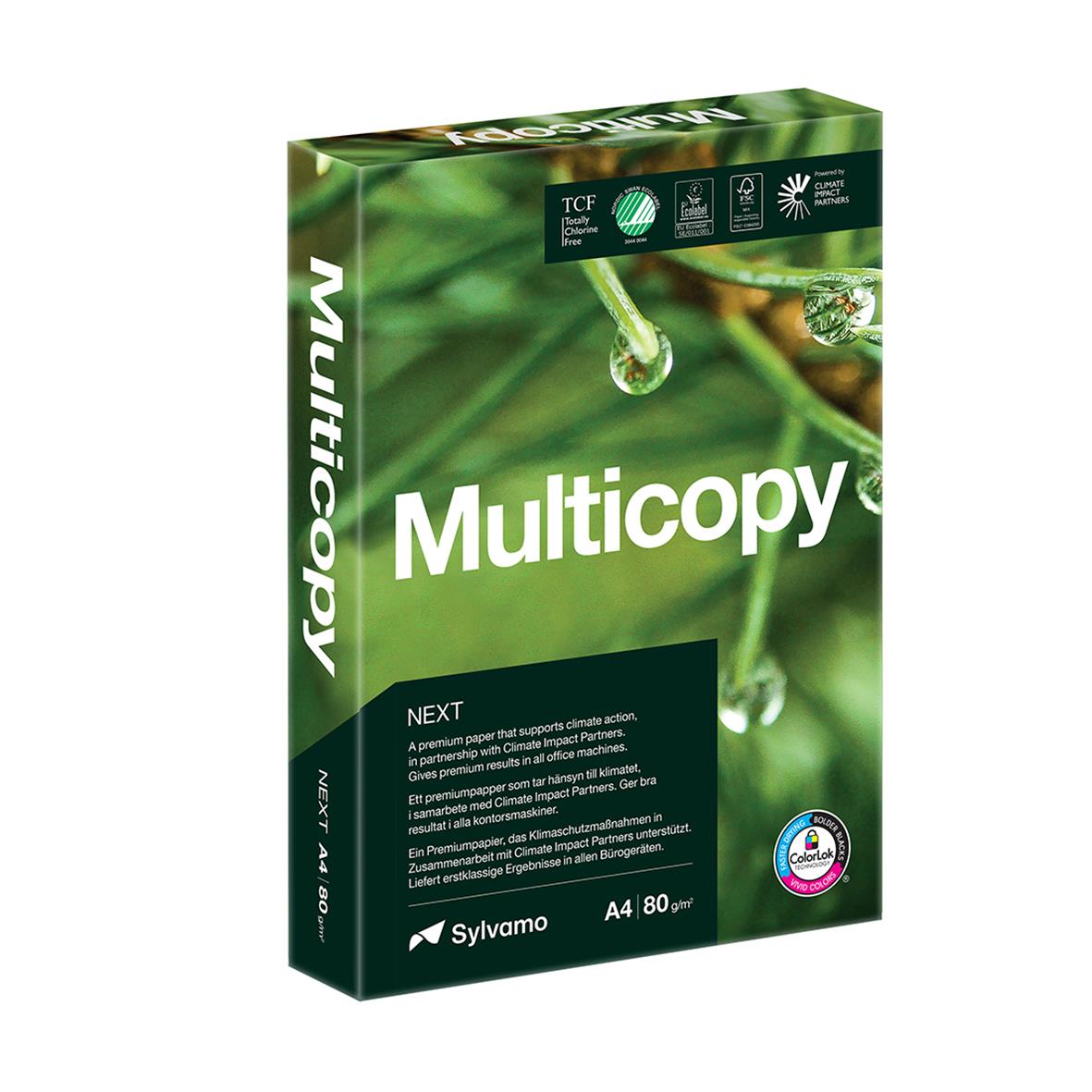 Kopieringspapper Multicopy Zero Ohålat A4 80g 18010264_1