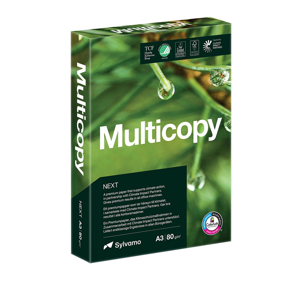 Kopieringspapper Multicopy Zero A3 80g 18010273