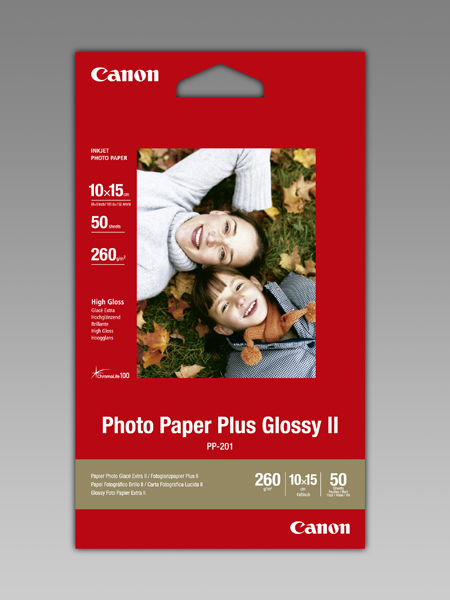 Bläckstrålepapper Canon Foto Glossy pp-201 2311B003 10x15cm 260g 19020005_2