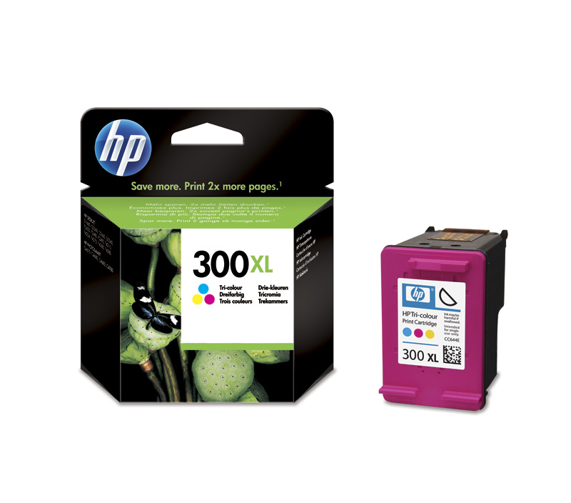 Bläckpatron HP No300XL CC644EE 3-färg 26010160