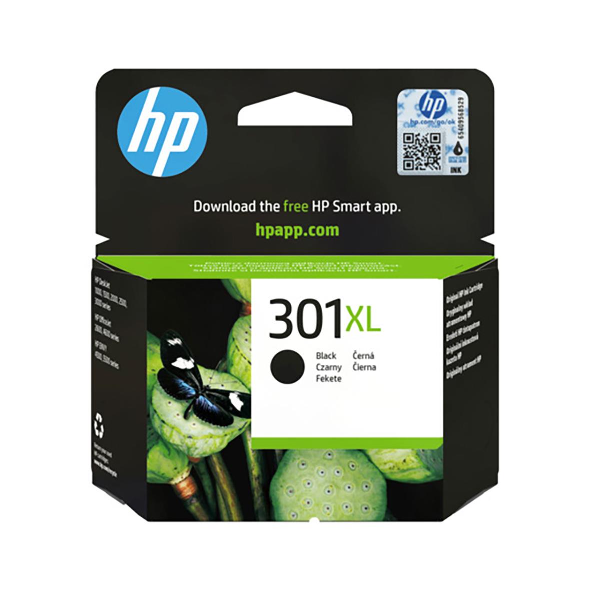 Bläckpatron HP No301XL CH563EE Svart 26010168