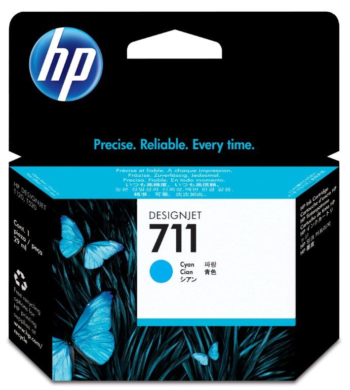 Bläckpatron HP 711 29ml CZ130A Cyan 26010336