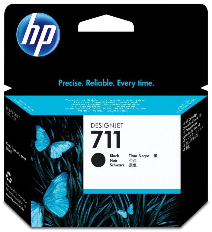 Bläckpatron HP 711 80ml CZ133A svart 26010339