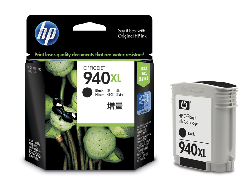 Bläckpatron HP No940XL C4906AE Svart 26010365