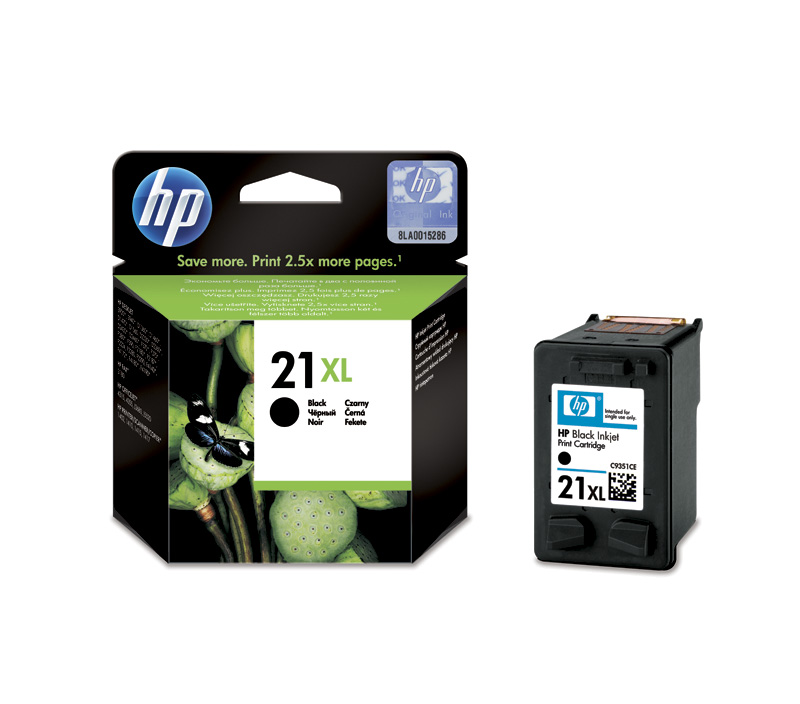 Bläckpatron HP NO21XL C9351CE Svart 26010407