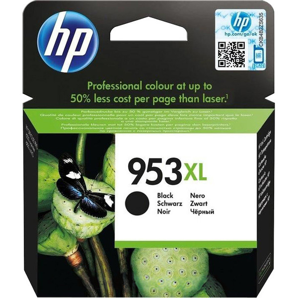 Bläckpatron HP 953XL 2000sid L0S70AE Svart 26011208