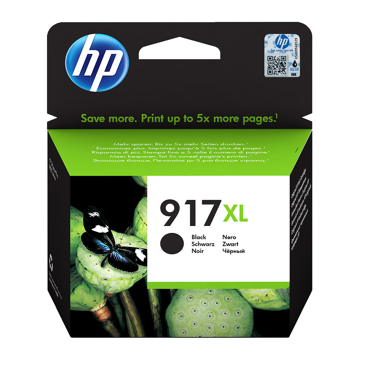 Bläckpatron HP 917XL 1500sid 3YL85AE svart 26011435