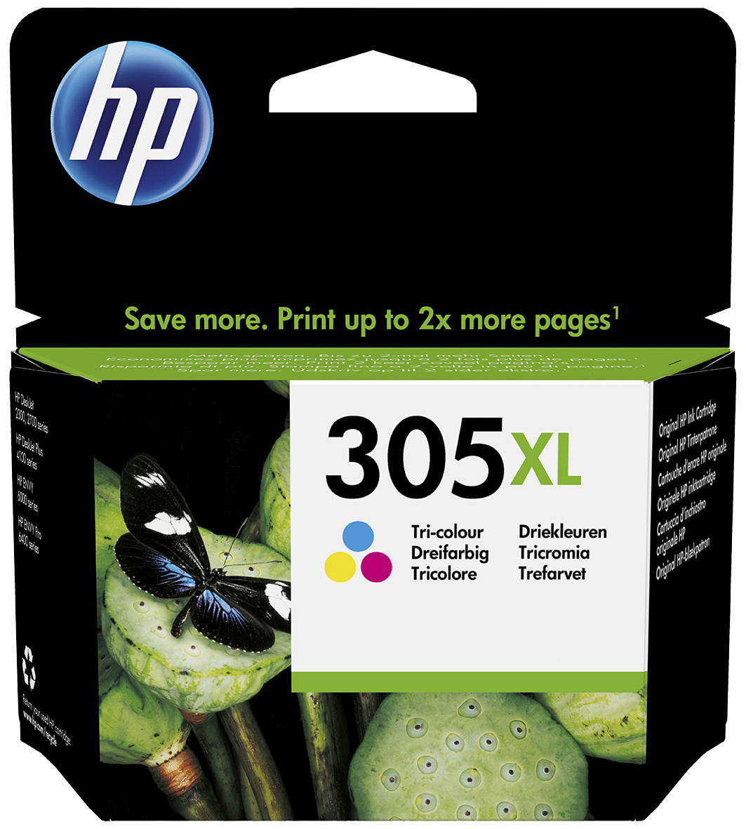 Bläckpatron HP 305XL 200sid CMY 26011508