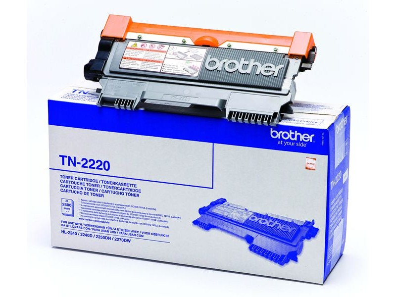 Lasertoner Brother 2600sid TN2220 Svart 27040516