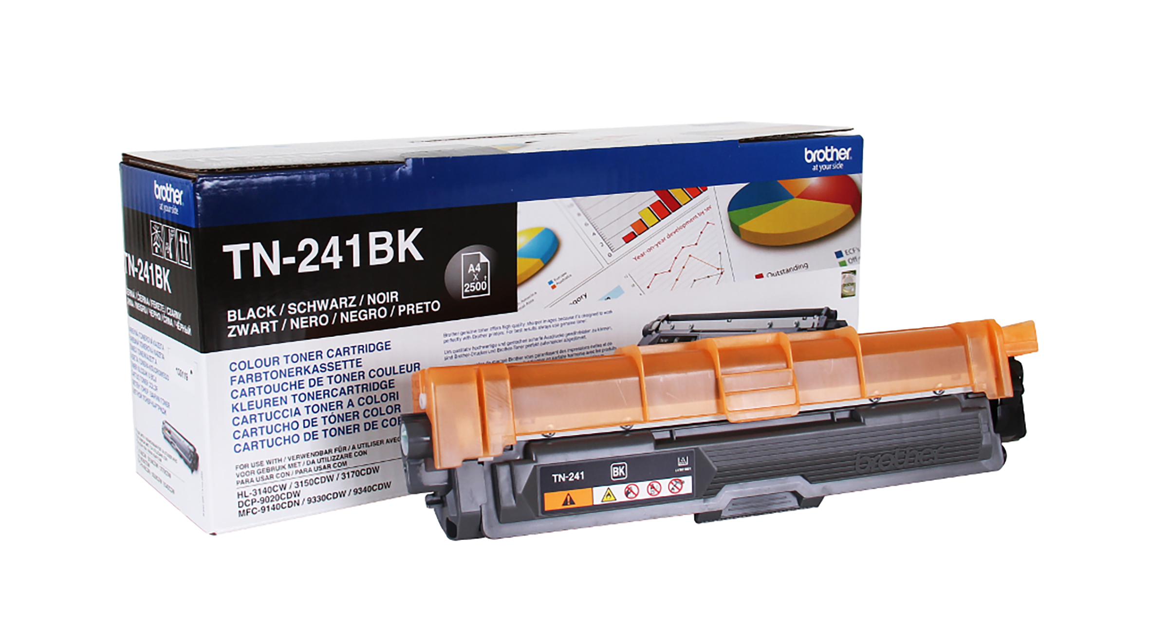 Lasertoner Brother 2500sid TN241BK Svart 27041732