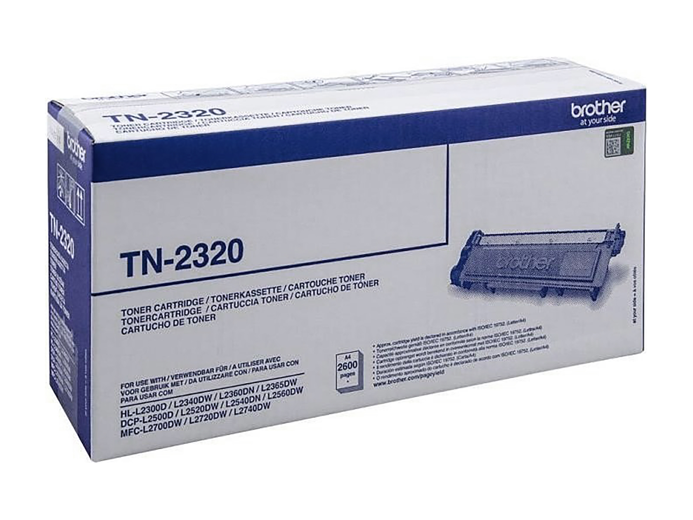 Lasertoner Brother 2600sid TN2320 Svart 27042625