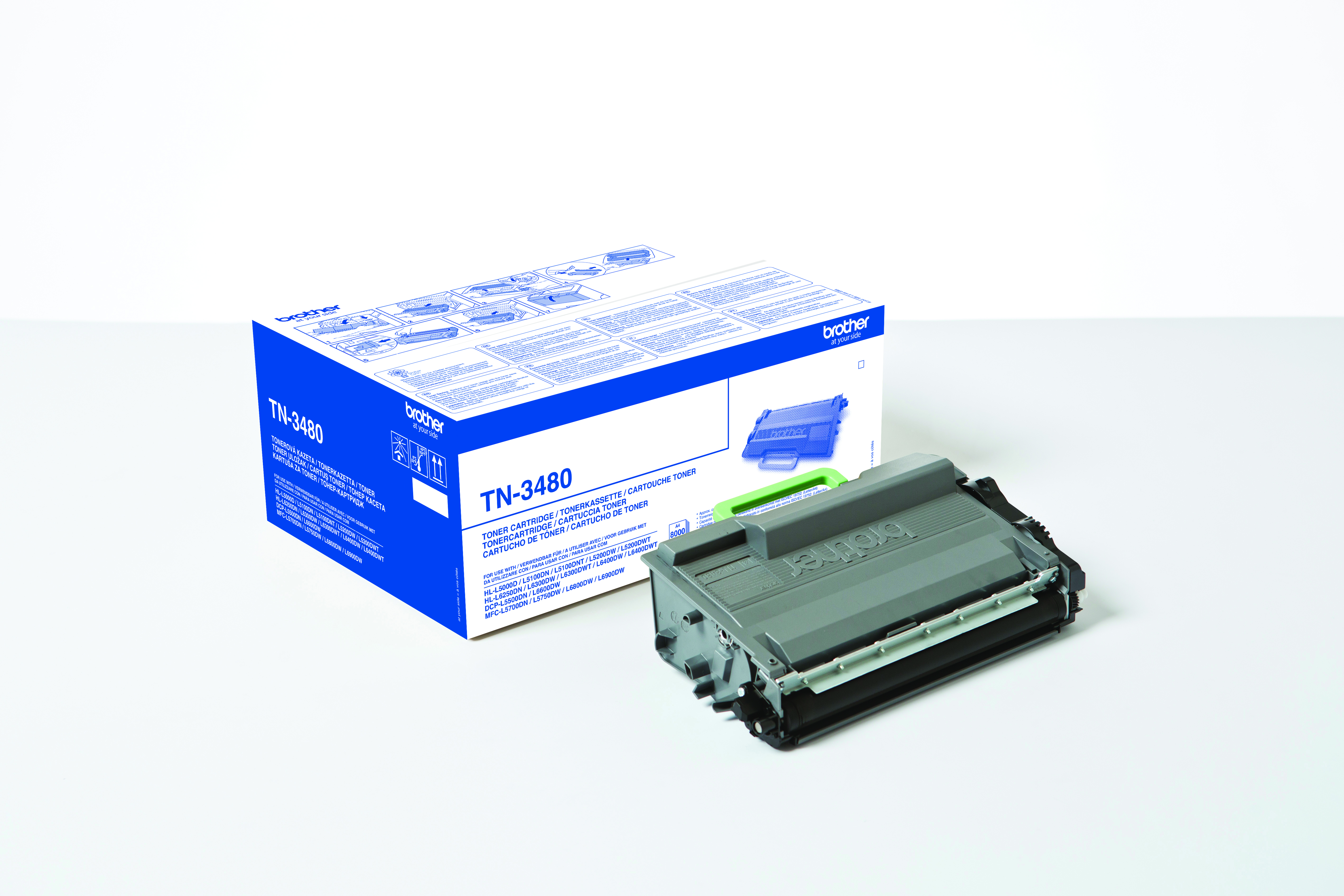 Lasertoner Brother 8000sid TN3480 Svart 27042912_1