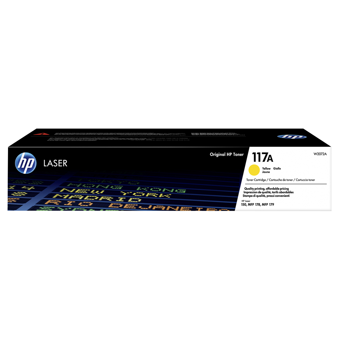 Lasertoner HP 117A 700sid W2072A Gul 27043676
