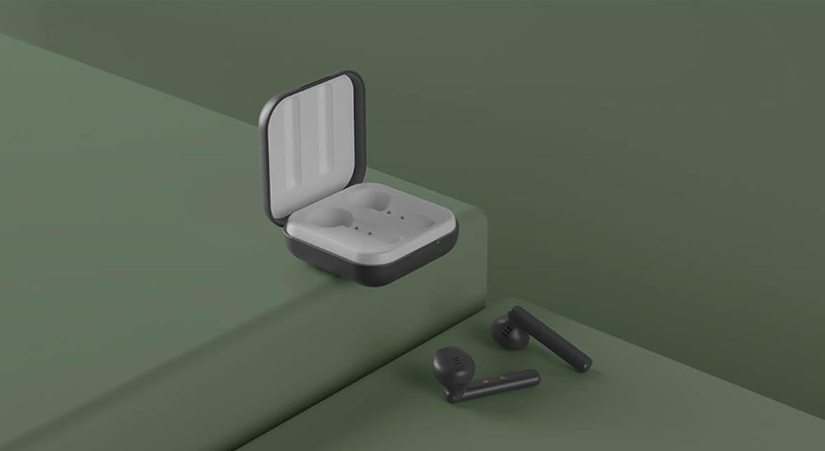 Hörlur Ledwood trådlös in-ear svart 34044314_6