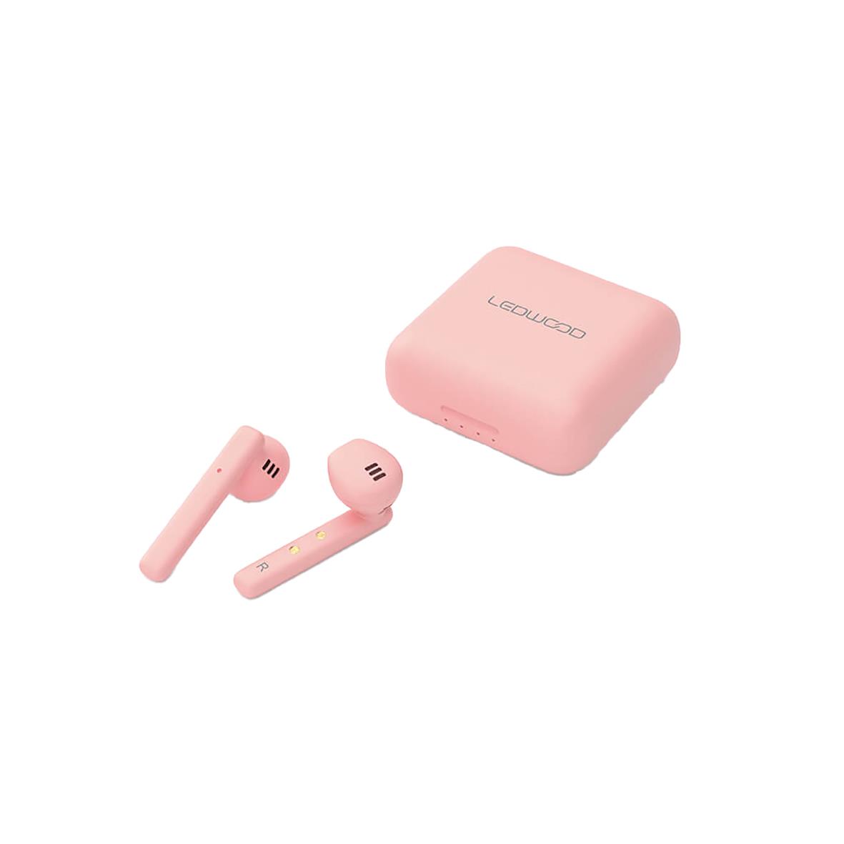 Hörlurar Ledwood trådlös in-ear rosa 34044315_2