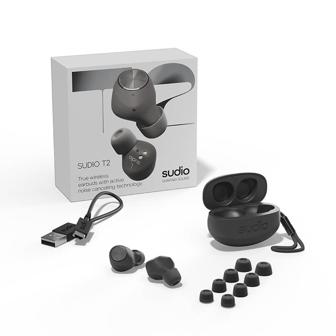 Hörlurar Sudio In-Ear Trådlösa T2 True Svart 34044344_7