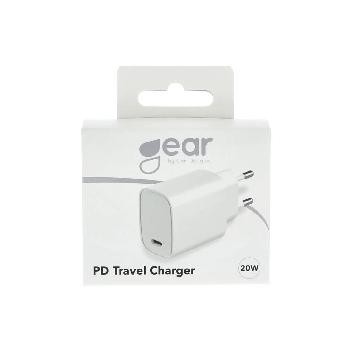 Laddare Gear 220V 1xUSB-C 20W Vit 34050887_2