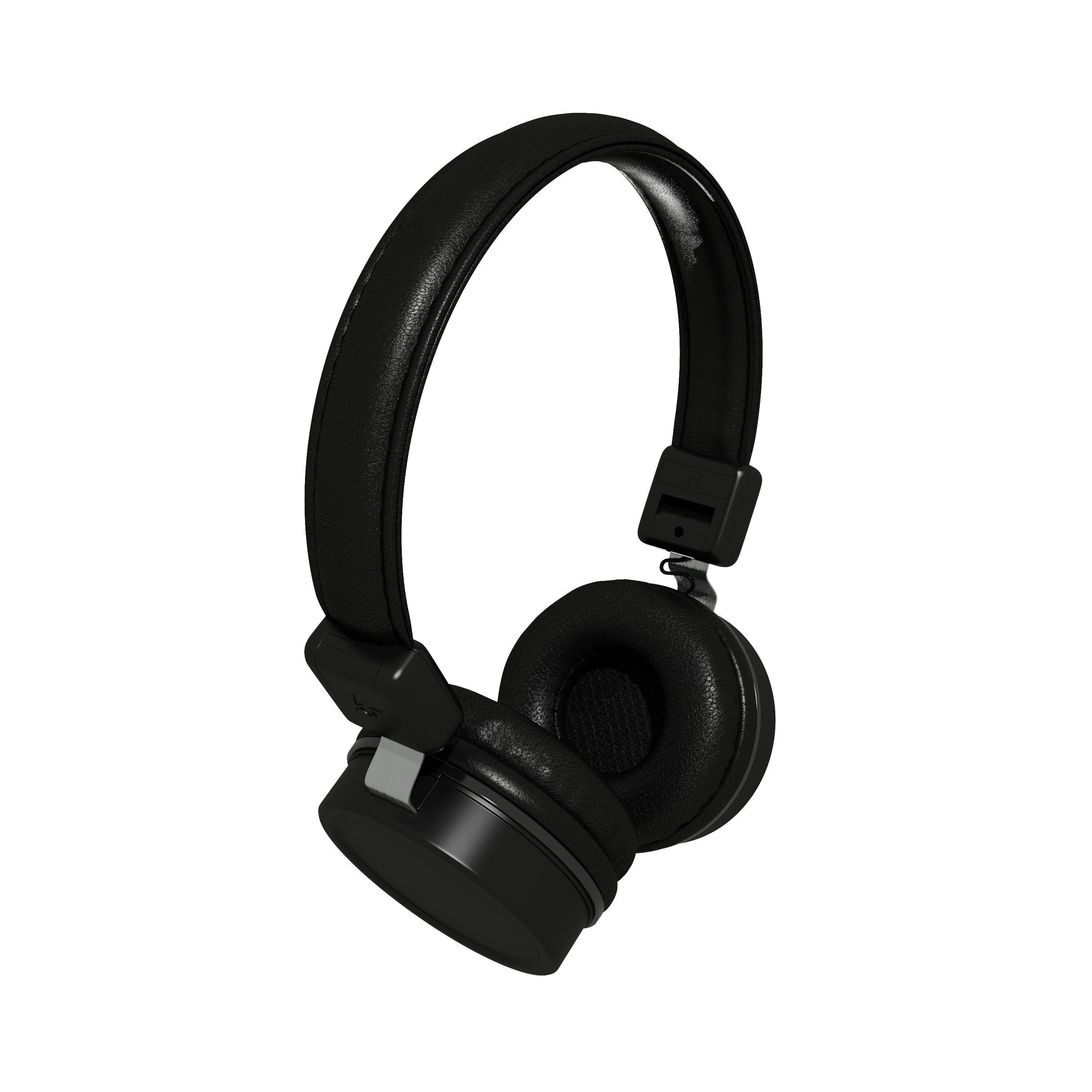 Hörlur Kitsound On-Ear 3,5mm anslutning svart 34080578_3