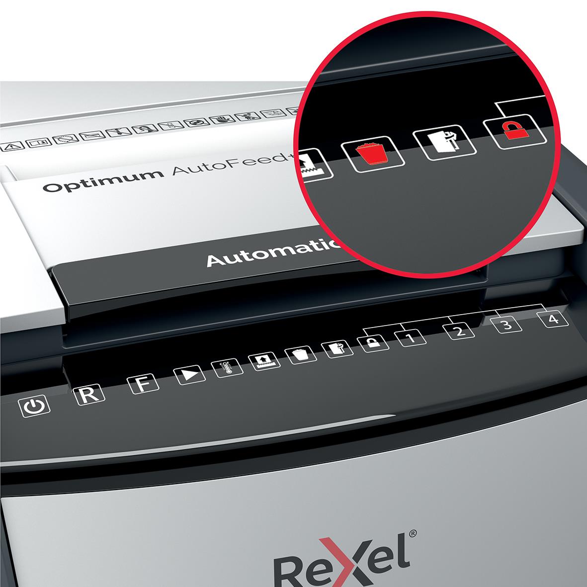 Dokumentförstörare Rexel Optimum AutoFeed+ 50X P4 35070212_4
