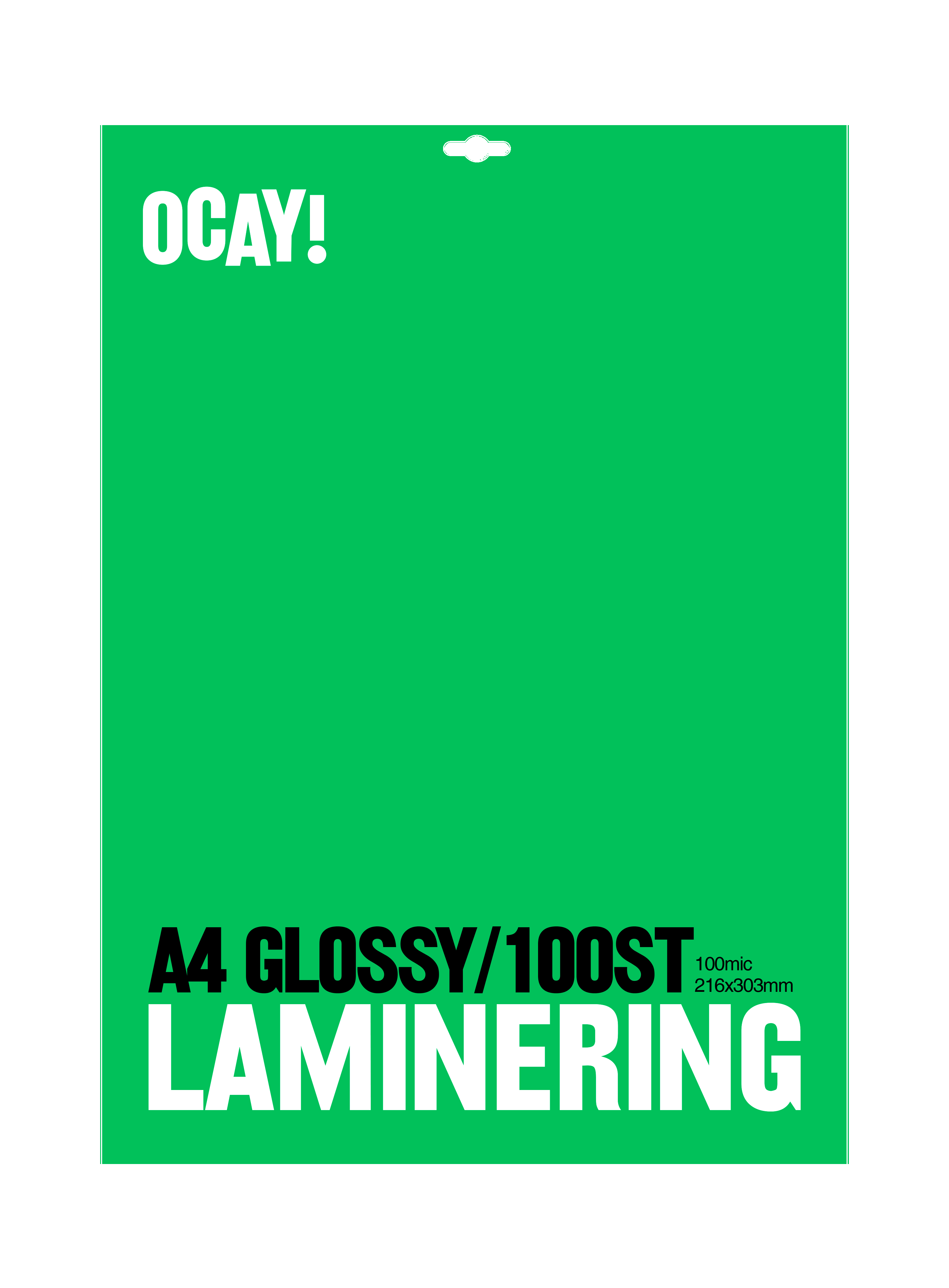 Lamineringsficka AllOffice Glossy 2x80mic A4 35100032_2