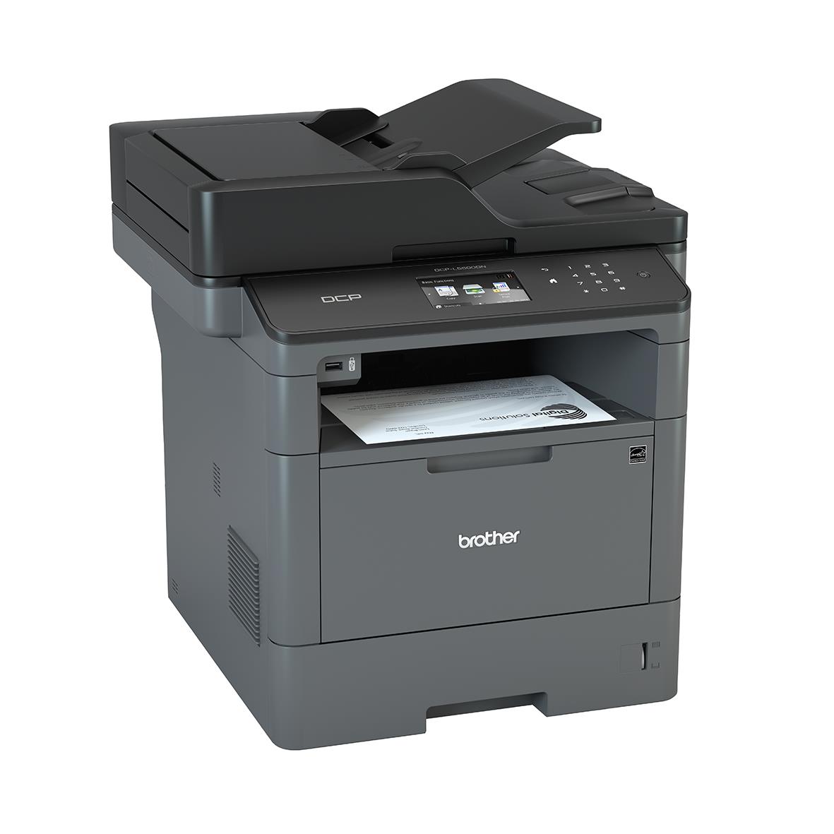 Imprimante Multifonction Brother DCP-L5500DN Laser A4 - 40ppm, Réseau Ethernet, Recto-verso | Idéale Bureau, économique