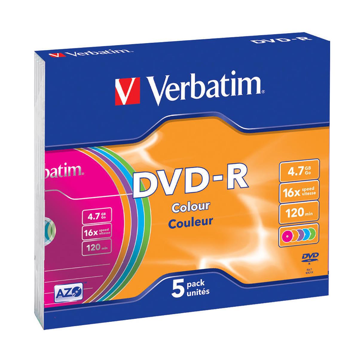 DVD+R Verbatim 16x jewelcase 4,7GB 36020020