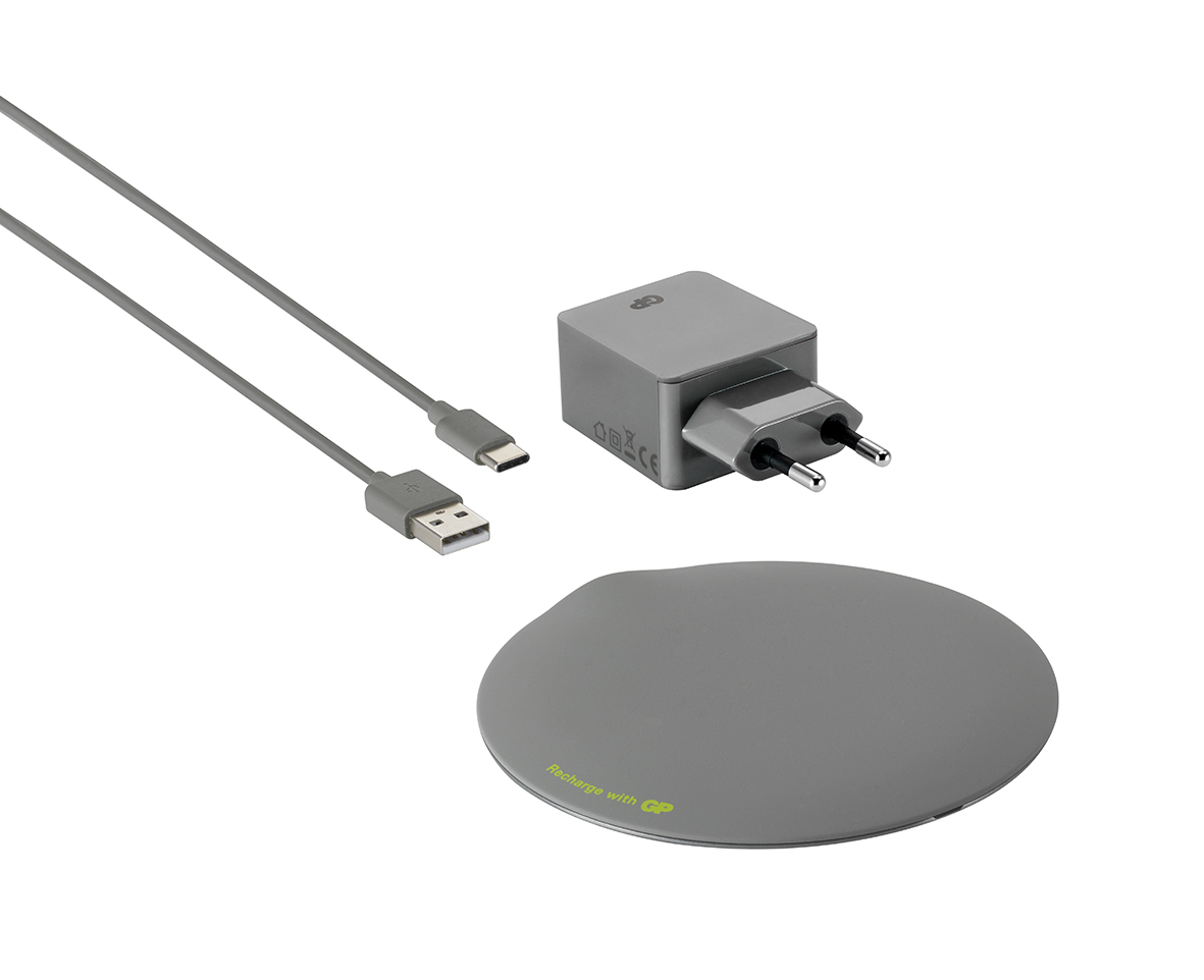 Trådlös laddare GP QP1A Qi 15W grå 36080451_5