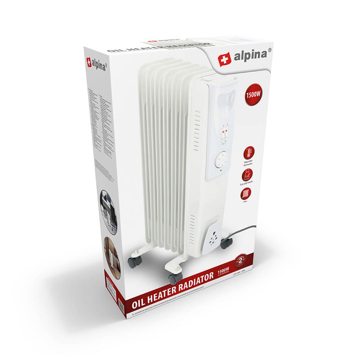 Element Alpina Oljefyllt 1500W vit 39200061_2
