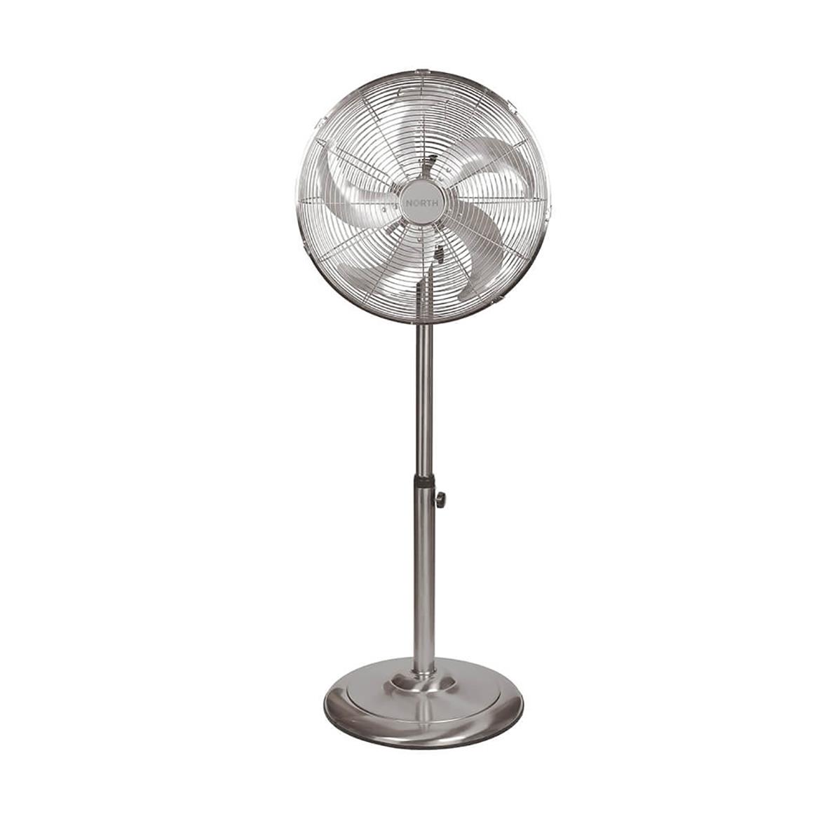 Fläkt North Golvfläkt Premium Satin Chrome 40cm 39200088_1