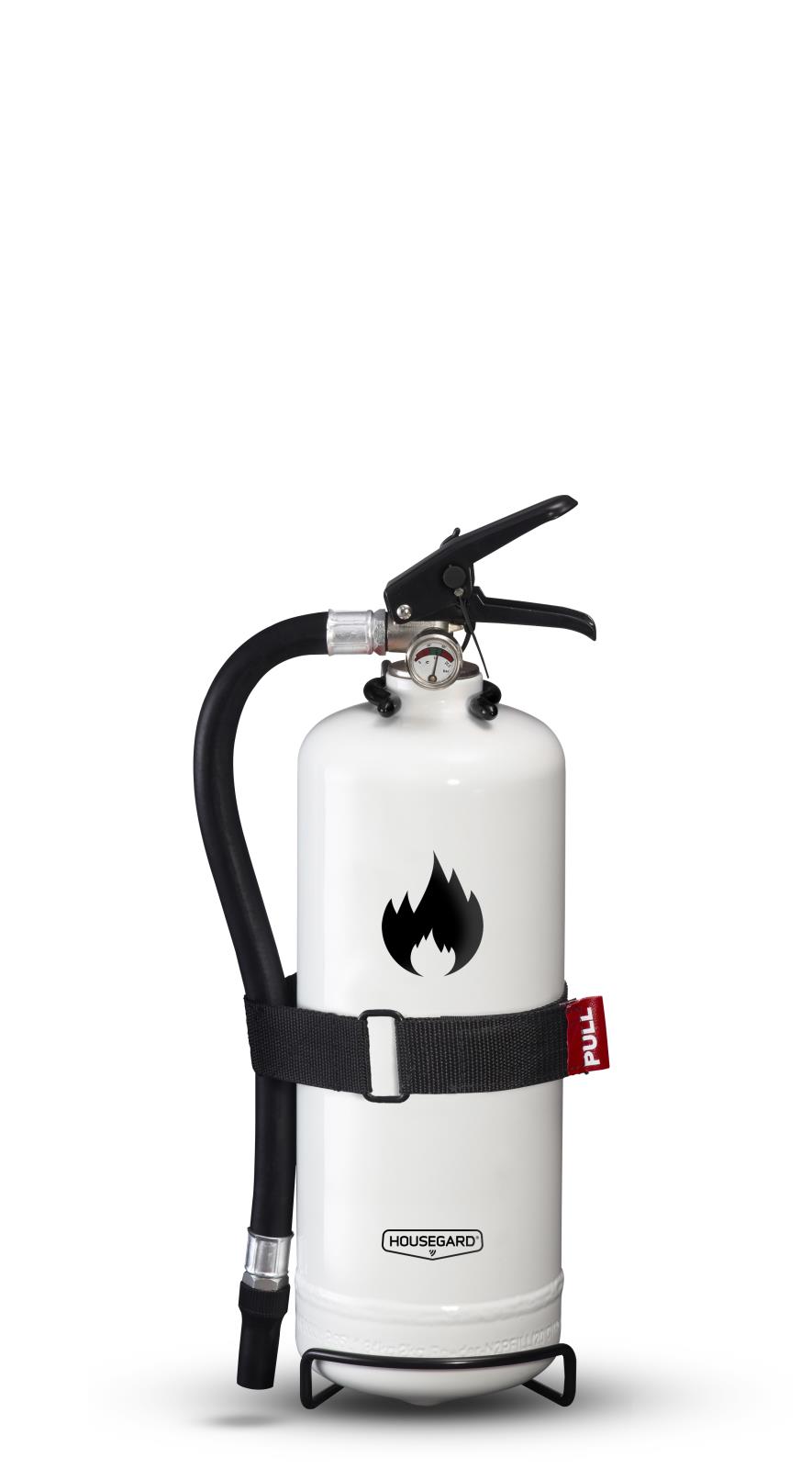 Brandsläckare Housegard Pulver vit 2kg 39300014