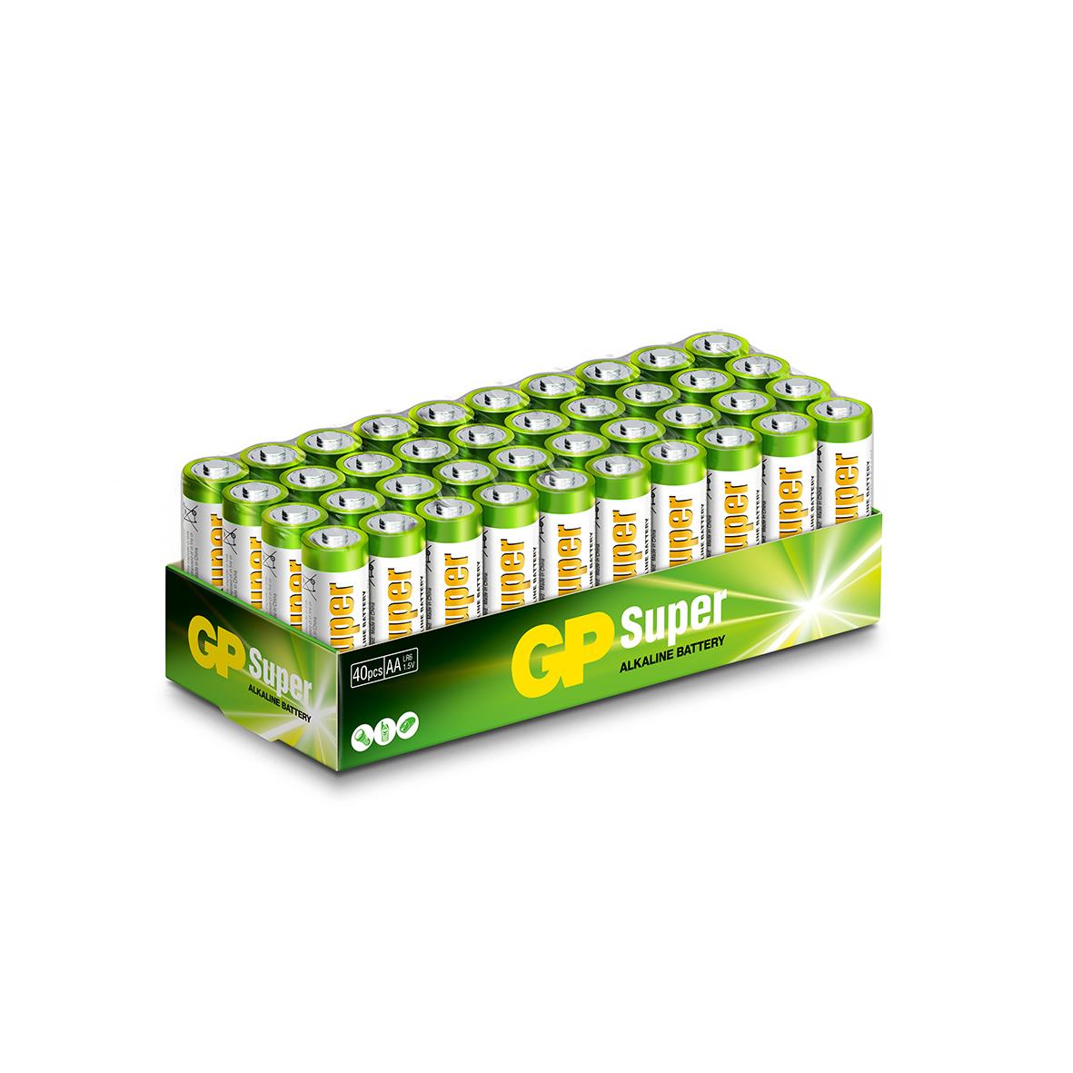 Batteri GP Super Alkaline LR6 AA 39400003