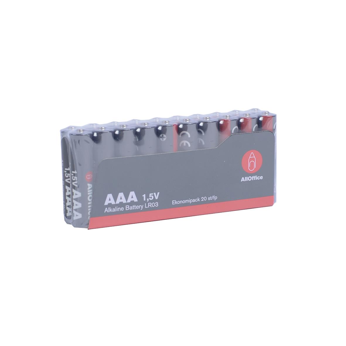 Batteri AllOffice Alkaline LR03 AAA 1,5V 39400019_1