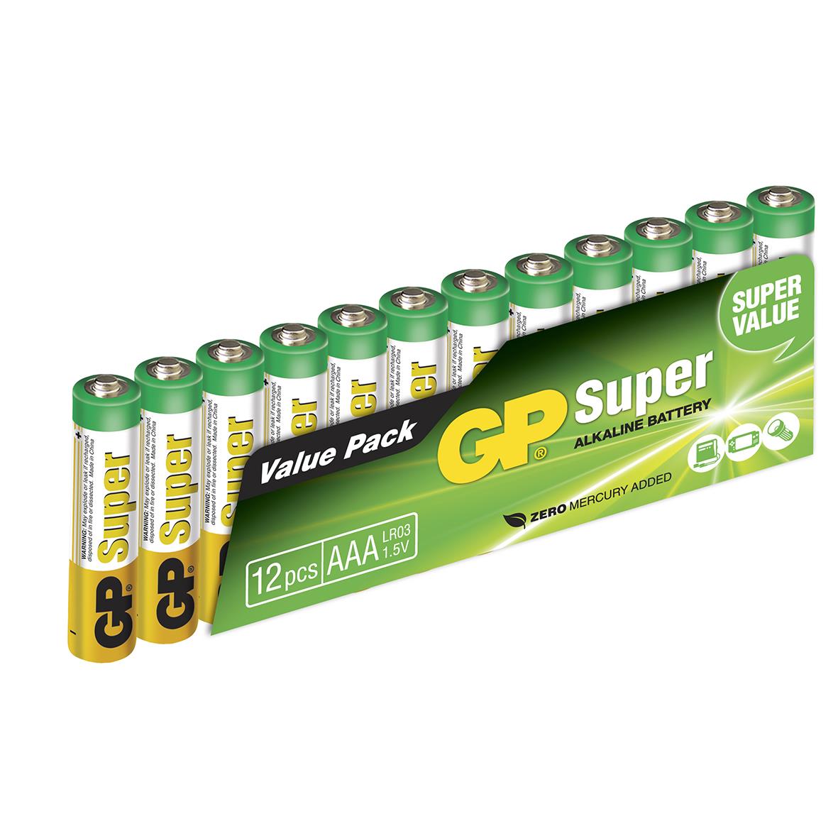 Batteri GP Super Alkaline LR03 AAA 39400033