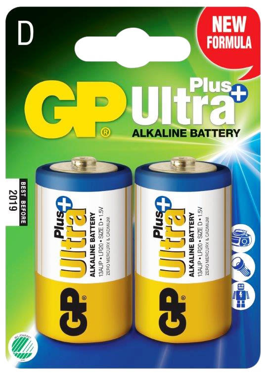 Batteri GP Ultra Plus LR20/D 39400059