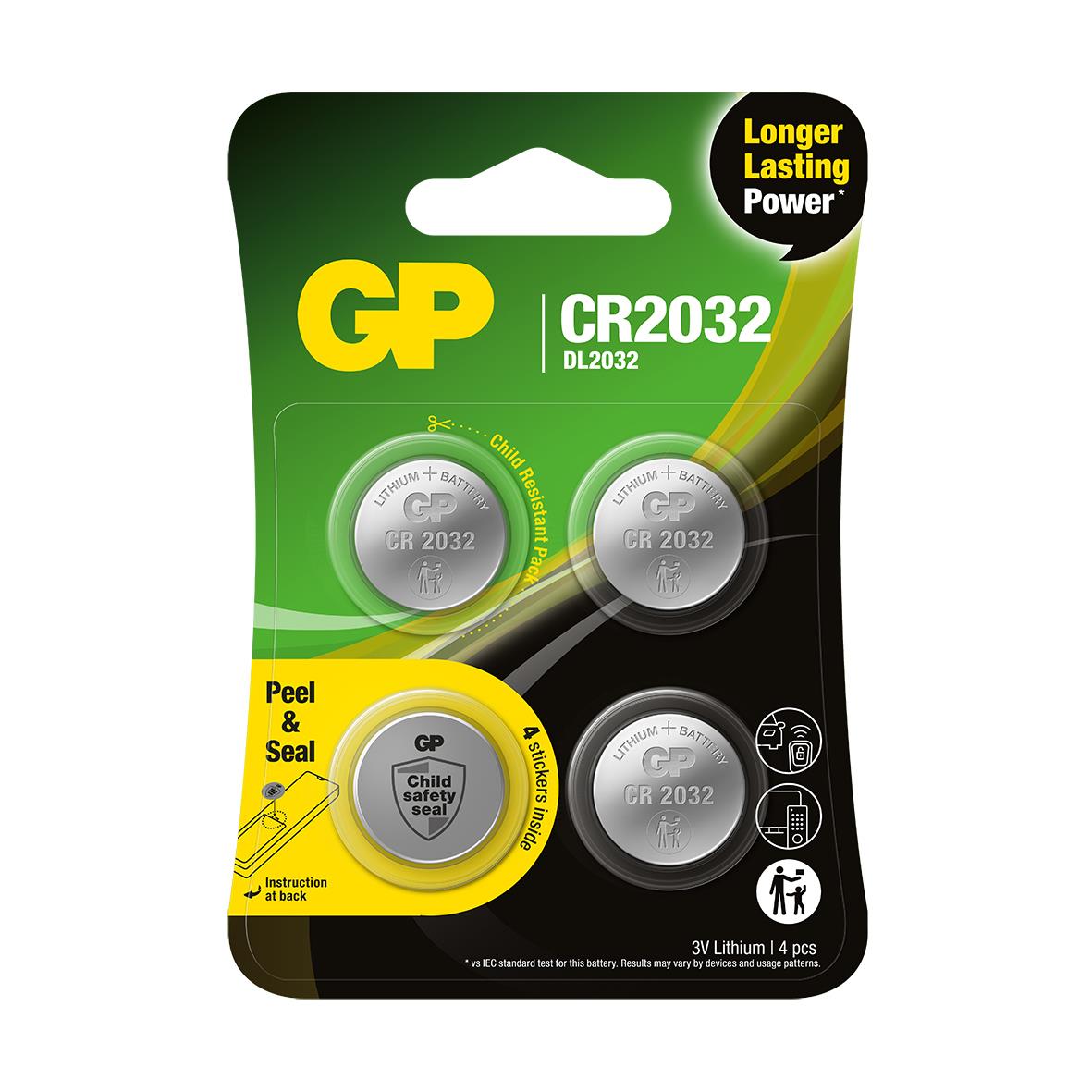 Knappcellsbatteri GP CR2032 39413989_1