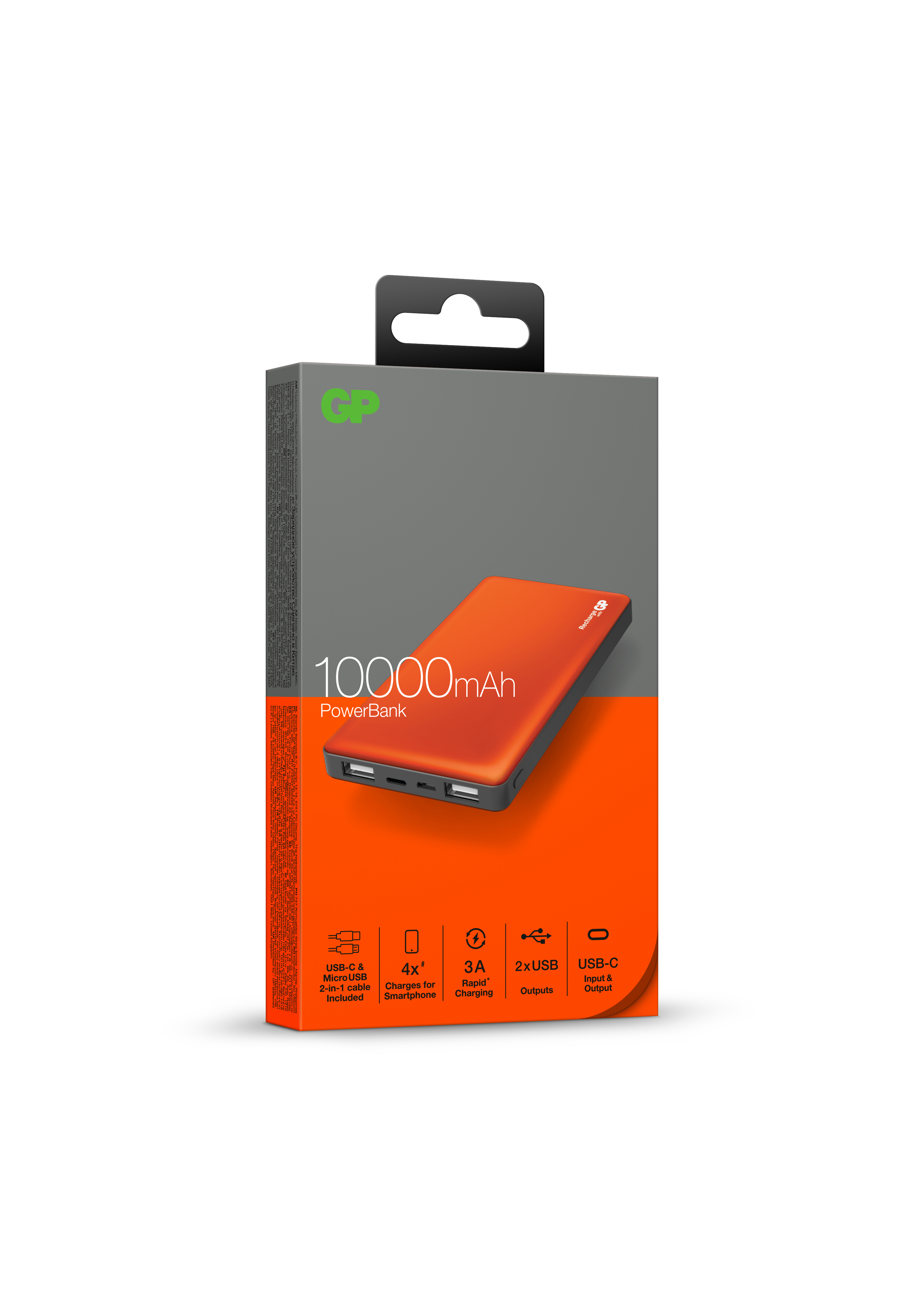 Powerbank GP MP10 portabel orange 39430054_2