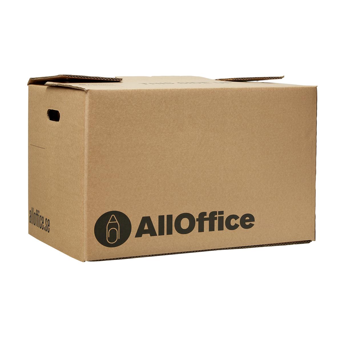 Flyttlåda AllOffice 7 mm dubbellwell brun 560x385x350mm 40020045_2